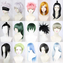 Load image into Gallery viewer, Manshu Back War Wig Five Wu Cos Wig Tiger Stick Youren Three Rounds Xia Cosplay Anime Simulation Scalp
