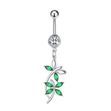Load image into Gallery viewer, Exquisite Zircon Navel Ring Navel Stud Piercing Jewelry
