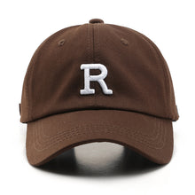 Load image into Gallery viewer, New Fashion Baseball Cap for Women and Men Cotton Soft Top Hats Embroidery Letter R Summer Sun Caps Casual Snapback Hat Unisex
