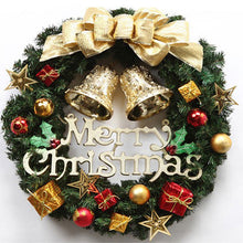 Load image into Gallery viewer, Christmas Decorations 30cm Christmas Wreath Artificial Wreath Door Hanging Showcase Tool Background Christmas Tree Accessories
