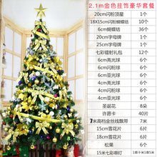 Load image into Gallery viewer, Christmas Tree Set 1.5, 1.8, 2.1M Shopping Mall Home Luminous Christmas Decoration Christmas Tree Set
