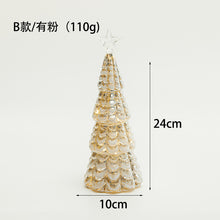 Load image into Gallery viewer, Glass Christmas Tree Christmas Ornament Table Decoration Luminous Small Night Home Layout Props Christmas Gift
