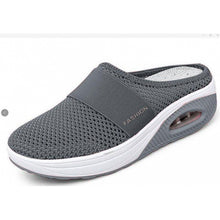 Load image into Gallery viewer, Summer Heel-Free Slip-on Women's Shoes Loafers Large Size Platform Shoes Air Cushion Mesh Breathable Half Slippers for Women
