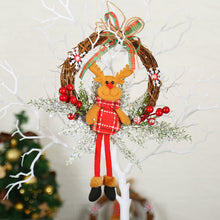 Load image into Gallery viewer, Christmas Garland 2023 Christmas Decoration Shopping Mall Hotel 30cm Small Wreath Window Pendant

