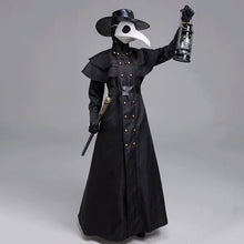 Load image into Gallery viewer, Steam Punk Halloween Adult European and American Plague Doctor Crow Long Mouth Movie Costume
