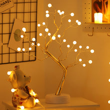 Load image into Gallery viewer, Tree Light Led Thanksgiving Scene Layout Home Decorative Lamp Christmas Party Pearl Luminous Tree
