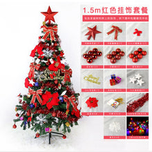 Load image into Gallery viewer, Christmas Tree Set 1.5, 1.8, 2.1M Shopping Mall Home Luminous Christmas Decoration Christmas Tree Set
