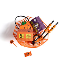 Load image into Gallery viewer, 10PCs Halloween  Candy Box Horror Small House Gift Box Nougat Biscuit Baking Packaging Box
