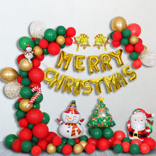 Load image into Gallery viewer, Christmas Balloon Set Latex Balloon Chain Arch Christmas Decoration Balloon
