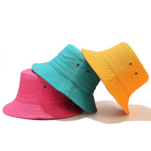 Load image into Gallery viewer, Retro Simple Fisherman Hat Cotton Breathable Bucket Hat Unisex Travel Sun Hat
