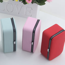 Load image into Gallery viewer, Jewelry Storage Box Portable Earrings  Holders Case

