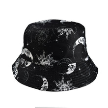 Load image into Gallery viewer, Unisex Reservible Universe Print Boonie Bucket Hat Cap Brim Outdoor Sun Safari Camping Fishing
