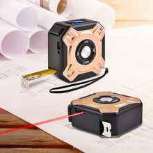 Load image into Gallery viewer, USB Rechargeable 40m Measure Digital Tape With Roll Cord Mode Laser Measure Tape High Impact Professional Measuring Tool
