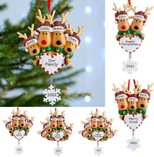 Load image into Gallery viewer, Christmas Resin Elk Love DIY Christmas Tree Pendant Christmas Decorations
