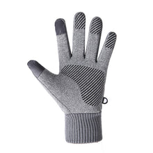 Load image into Gallery viewer, Cycling Fleece-Lined Thermal Touch Screen Windproof Waterproof Cold-Proof Non-Slip Outdoor Cycling Gloves

