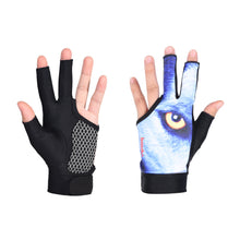 Load image into Gallery viewer, Silicon Print Snooker Men's and Women's Billiards Supplies High Elastic Table Tennis Gloves
