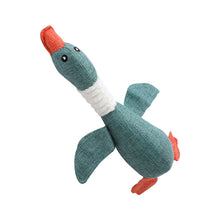 Load image into Gallery viewer, Sounding Denim Linen Goose 31cm Artificial Dog Dog Toy Big Yan Nanfei Pet Toy
