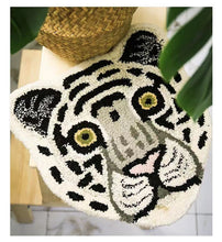 Load image into Gallery viewer, Charong Animal Cushion Head-Shaped Carpet Cashmere-like Thickened Soft Floor Mat
