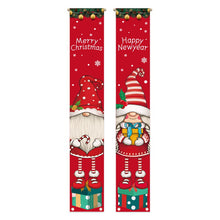 Load image into Gallery viewer, Christmas Couplet Party Party Decorations Background Fabric Wall Painting Door Hanging
