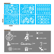 Load image into Gallery viewer, Christmas Decorations Glass Electrostatic Sticker Christmas Party Decoration Snowflake Window Stickers Christmas Hanging Ball Bell Stickers

