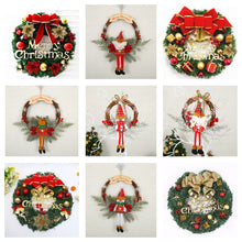 Load image into Gallery viewer, Christmas Decorations Wreath Wreath Window Layout Door Hanging Tengxian Venue Layout Christmas Wreath

