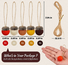 Load image into Gallery viewer, Christmas Decorations DIY Pendant Wool Felt Pine Tower Small Ball Pine Cone ACORN Garland Bouquet
