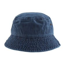 Load image into Gallery viewer, Jean Fisherman Hat Casual Flat Top Washed Distressed Harajuku Pure Color Adult Bucket Hat
