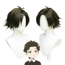 Load image into Gallery viewer, Anime Spy X Family Damian Desmond Cosplay Wig Syon Brown Short Hair Anya Forger's Classmate Second Son of Donovan Boy Boss-man
