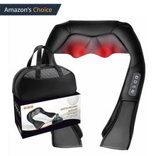 Load image into Gallery viewer, Neck Massager Kneading Massage Shawl Shoulder Neck Multifunctional Waist Back Shoulder Electric Household Massage Device
