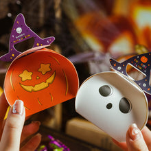 Load image into Gallery viewer, 10PCs Halloween Candy Box Baking Cookies Ghost Paper Box Festival Party Decorative Gift Packaging Box
