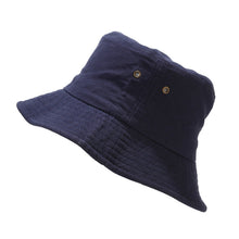 Load image into Gallery viewer, Retro Simple Fisherman Hat Cotton Breathable Bucket Hat Unisex Travel Sun Hat
