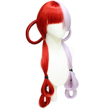 Load image into Gallery viewer, Anime Cos Wig One Piece Red New Theater Version Uta Uta Cos Wig King of the Sea World's Singer Yin Yang Head Wig
