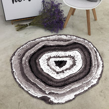 Load image into Gallery viewer, Big Tree Annual Ring Carpet Bedroom round Soft Mat Washable Non-Slip Mat
