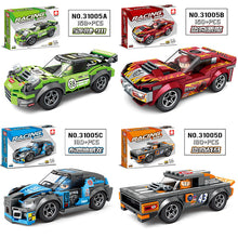 Load image into Gallery viewer, 4pcs/set Children's Toys Compatible with Lego Car Racing Car Assembling Building Blocks Sports Car
