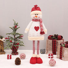 Load image into Gallery viewer, Christmas Decorations 72cm Retractable Santa Claus Snowman Elk Figurine Doll Scene Layout Ornaments
