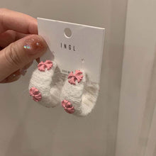 Load image into Gallery viewer, Autumn and Winter New Plush C- Type Ear Ring Simple Earrings Beautiful Circle Large Circle High-Grade Earrings
