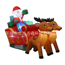 Load image into Gallery viewer, Christmas Inflatable Model Luminous Inflatable Tree Elderly Snowman Inflatable Model Courtyard Holiday Decoration Decoration Props
