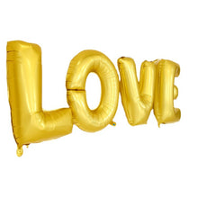 Load image into Gallery viewer, Love Letter Aluminum Balloon Column Wedding Room Wedding Proposal Qixi Birthday Decorations Arrangement Balloon Package
