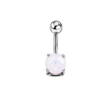 Load image into Gallery viewer, 5-Piece Set Combination Baosong Stone Navel Stud Zircon Navel Ring
