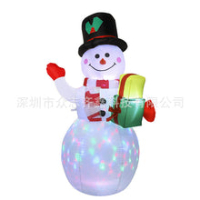 Load image into Gallery viewer, Christmas Inflatable Model Luminous Inflatable Tree Elderly Snowman Inflatable Model Courtyard Holiday Decoration Decoration Props
