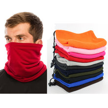 Load image into Gallery viewer, Winter Men's and Women's Outdoor Sports Fleece Scarf Cycling Mask Polar Fleece Bandana Sleeve Cap
