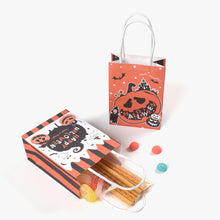 Load image into Gallery viewer, 10PCs Halloween Candy Paper Bag Mini Color White Halloween Theme Party Gifts Paper Bag
