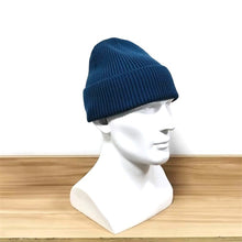 Load image into Gallery viewer, Men's Knitted Hat Acrylic and Cotton Knitted Hat Flanging Winter Outdoors Warm Hat Couple Knitted Hat
