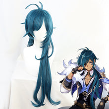 Load image into Gallery viewer, [Free Man] Original God Kaiya Cos Wig Traveler West Wind Knights Cavalry Long Anime Wig
