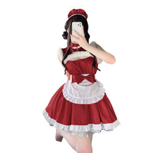 Load image into Gallery viewer, Christmas Clothing Online Red Female Anchor Suit Cosplay Sexy Rabbit Women's Costume

