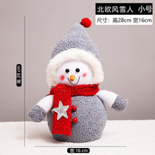 Load image into Gallery viewer, Christmas Decorations Snowman Baby Doll Christmas Tree Decoration Shopping Window Scene Layout Photo Props
