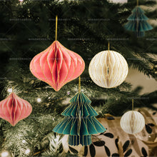 Load image into Gallery viewer, Christmas Decoration Christmas Tree Honeycomb Ball Hanging Ornament Mini Decoration Props Party Decoration Supplies
