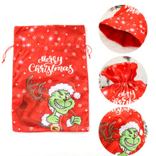 Load image into Gallery viewer, Large Spout Candy Bag Christmas Decorations Green Hair Monster Thief Gift Bag Children's Gift
