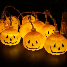Load image into Gallery viewer, Christmas LED Pumpkin Blow Lighting Chain Halloween Ghost Easter Bar Layout Haunted House Pendant Ornament Lights
