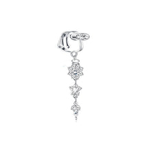Load image into Gallery viewer, Multi-Style Zircon Non-Piercing Earrings Belly Ring Dual-Use Fake Belly Ring
